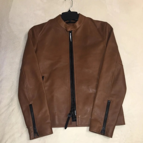 Coach Leather Racer Jacket - Picture 3 of 8